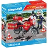 Bild von Playmobil® Feuerwehrmotorrad am Unfallort (71466), Action Heroes Konstruktions-Spielset, (21 St), Made in Europe
