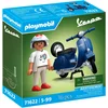 Bild von Playmobil® 1969 Vespa 150 Sprint Veloce, Blau (71622), Vespa Konstruktions-Spielset, (16 St), Made in Europe