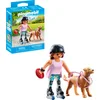Bild von Playmobil® Inlinerin mit Retriever (71739), Playmobil My Life Konstruktions-Spielset, (12 St)
