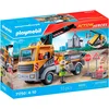 Bild von Playmobil® Baustellen-LKW mit Kran (71750), Playmobil Action Heroes Konstruktions-Spielset, (55 St)