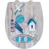 Bild von WENKO WC-Sitz Beach High Gloss (1-St), Thermoplast