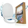 Bild von WENKO WC-Sitz Baltic, glänzender Toilettensitz aus Thermoplast mit Motiv, Absenkautomatik