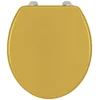 Bild von WENKO WC-Sitz Prima, matt, aus MDF, feuchtigkeitsresistent, Edelstahlbefestigung