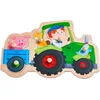 Bild von Haba Steckpuzzle Lustige Traktorfahrt, Puzzleteile