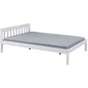 Bild von Inter Link Massivholzbett Vilmar, Einzelbett, Doppelbett, Gästebett, Jugendbett, Kiefer Massiv, ohne Lattenrost, 90/140 x 200 cm