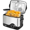 Bild von Unold Fritteuse Kompakt 58615, 1200 W, Fassungsvermögen z. B. 0,5 kg Pommes