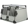 Bild von TRIXIE Tiertransportbox Doppel-Transportbox, Aluminium - hellgrau/silber - 93 × 64 × 83 cm