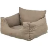 Bild von TRIXIE Hunde-Autositz Autositz für kleine Hunde, Cord-Optik - taupe - 55 × 30 × 50 cm