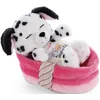 Bild von Nici Kuscheltier Sleeping Pets, Welpe Dalmatiner, 12 cm, im Körbchen