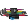 Bild von Wera Winkelschlüssel Torx HF Multicolour (Set, 9 St), Winkelschlüsselsatz mit Haltefunktion