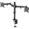 Bild von Digitus Monitor-Halterung Dual Monitor Klemm-Halterung 15-32 , 2x 8 kg DA-90400, (Höhenverstellbar, Neigbar, Schwenkbar)