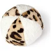 Bild von Beeztees Tierball Plüschspielzeug Safari Ball weiß/braun
