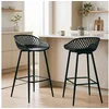 Bild von IDIMEX Barhocker IREK, Barhocker 2er Pack Barstuhl Theke Bar Hocker Tresenhocker Retro Design