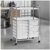 Bild von IDIMEX Beistellwagen MARITA, Rollwagen Kosmetik Badregal Beistellwagen Friseurwagen Rollcontainer 9