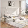Bild von IDIMEX Hausbett SILA, Hausbett Tipibett Kinderbett Bett Kiefer 90 x 200 Montessori