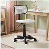 Bild von IDIMEX Schreibtischstuhl MILAN, Kinderzimmer Drehstuhl mit ergonomischer Rückenlehne atmungsaktiv Weiß
