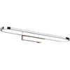 Bild von TRIO Leuchten LED Wandleuchte, LED fest integriert, Warmweiß, Ovale Bad-Lampe, Spiegel-Leuchte mit Schalter aus Metall, Breite: 60cm