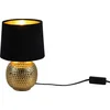 Bild von Reality Leuchten Schreibtischlampe Sophia, ohne Leuchtmittel, Nachttischlampe, Keramik Fuß mit Samtschirm
