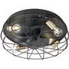 Bild von Reality Leuchten Deckenleuchte Trondheim Deckenventilator, Timerfunktion, Ventilatorfunktion, Leuchtmittel wechselbar, Deckenlampe Ventilator getrennt schaltbar
