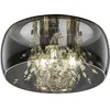 Bild von TRIO Leuchten Deckenleuchte Crystel, ohne Leuchtmittel, warmweiß - kaltweiß, Elegante Deckenlampe mit Glasschirm Ø 34cm, exkl 3xE14 Leuchtmittel