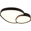 Bild von TRIO Leuchten LED Deckenleuchte RISE, LED Deckenlampe 45W 5300 Lumen warmweiß bis kaltweiß 2700-6500K, Dimmfunktion, LED fest integriert, warmweiß - kaltweiß, Fernbedienung dimmbar Memoryfunktion Nachtlicht CCT Lichtfarbe wählbar