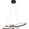 Bild von TRIO Leuchten LED Pendelleuchte FLY, Hängelampe LED 32W 3900 Lumen warmweiß 3000K 3-Stufen dimmbar, Dimmfunktion, LED fest integriert, Warmweiß, höhenverstellbar: max 150cm, Maße 83x45 cm, Hängeleuchte Küche Wohnen