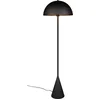 Bild von TRIO Leuchten Stehlampe ALFIE, Metall Stehlampe Höhe 130cm Ø 40cm exkl 1x E27 max 40W, Ein-/Ausschalter, Leuchtmittel wechselbar, warmweiß - kaltweiß, Fußschalter ON/OFF, aus min. 50% Recycling-Material