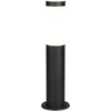 Bild von TRIO Leuchten Außen-Stehlampe TRIOTO, Pollerleuchte Höhe 45cm, Wegeleuchte Garten Terrasse Outdoor, Leuchtmittel wechselbar, warmweiß - kaltweiß, IP44, exkl 1x E27 max 25W, Edelstahl Garten Stehleuchte schwarz matt