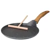 Bild von STONELINE Crêpepfanne Crêpes-Pfanne 25 cm, mit Teigverteiler, induktionsgeeignet, Aluminiumguss (1-tlg), mit echten Steinpartikeln, induktionsgeeignet, Designed in Germany