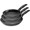 Bild von STONELINE Pfannen-Set, Aluminiumguss (Set, 3-tlg., 1x Bratpfanne Ø 22 cm, 1x Bratpfanne Ø 20 cm, 1x Schmorpfanne Ø 28 cm), Induktion