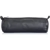Bild von Alassio® Federmäppchen Alassio Schlamperrolle Leder schwarz