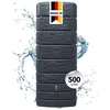 Bild von 4rain Regentonne SLIM STONE DECOR Wandtank 500 Liter graphite grey, 500 l