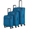 Bild von travelite Trolleyset CHIOS 3-teilig Weichgepäck, 4 Rollen, (Set, 3 tlg., Weichgepäck Trolley Set), erweiterbares Volumen   flexibles Reisegepäck