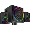 Bild von Speedlink GRAVITY CARBON - aktives 2.1-Lautsprechersystem mit RGB Beleuchtung - 2.1 Soundsystem 2.1 (60 W, 120W Peak-Power)