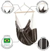 Bild von Amazonas Hängesessel Brasil KingSize Hängestuhl (Belastbarkeit 150 kg, Handgefertigt, aus recycelten Materialien), Große Sitzfläche