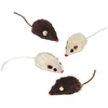 Bild von Nobby Tierkuscheltier Plüschmaus mit Rassel 5 cm, 4 Stück
