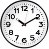 Bild von EUROTIME Wanduhr EUROTIME 82320 Quarz Wanduhr 300 mm x 50 mm Schwarz