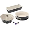 Bild von Dr. Oetker Küchenhelfer Backform Back-Trend, (Set 3-tlg), (je 1 Gugelhupfform, Springform, Kastenform), Stahlblech