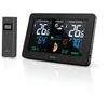 Bild von Hama Wetterstation Funk mit Außensensor Wettervorhersage USB-Ladefunktion Wetterstation