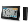 Bild von Hama Wetterstation mit Außensensor, Funk, Innen-/Außentemperatur Wetterstation (Wettervorhersage/Touch-Display)