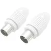 Bild von Hama Koax-Set, Stecker/Kupplung, klemmbar