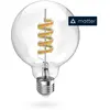 Bild von Hama Smarte Lampe E27, LED, Matter, Filament Globe G95, RGBW, dimmbar, mit App