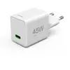 Bild von Hama Schnellladegerät, GaN, USB-C, Super-Mini-Charger, PD, 45 W, Weiß