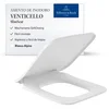Bild von Villeroy & Boch WC-Sitz Venticello SlimSeat, mit Absenkautomatik, abnehmbarer, ultraflacher Toilettensitz, eckig