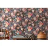 Bild von A.S. Création Vliestapete THE BOS Blumentapete Floral, leicht strukturiert, leicht glänzend, abstrakt, gemustert, (1 St), Blumenwand Tapeten Wohnzimmer Schlafzimmer Küche modern Design Optik