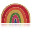 Bild von relaxdays Fußmatte Kokos Fußmatte Regenbogen, Halbrund, Höhe: 15 mm