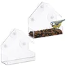 Bild von relaxdays Vogelhaus Fenster-Vogelfutterhaus 2er Set