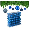 Bild von relaxdays Weihnachtsbaumkugel Weihnachtskugeln im 150er Set (150 St), blau