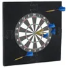 Bild von relaxdays Dart-Wandschutz Dartscheibe Schutzring "R6" (4 St), schwarz