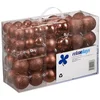 Bild von relaxdays Weihnachtsbaumkugel Weihnachtskugeln 100er Set (100 St), braun